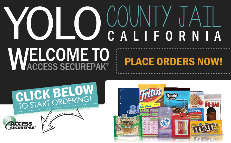 Access Securepak Yolo County Jail Package Program CA Welcome   CA Yolo Homepage2 